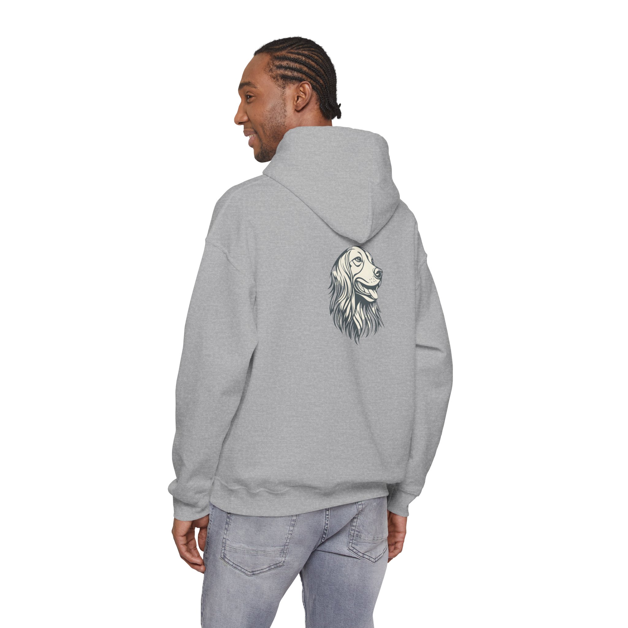 Hoodie — Elegant Golden Retriever Portrait Pullover - Image 8