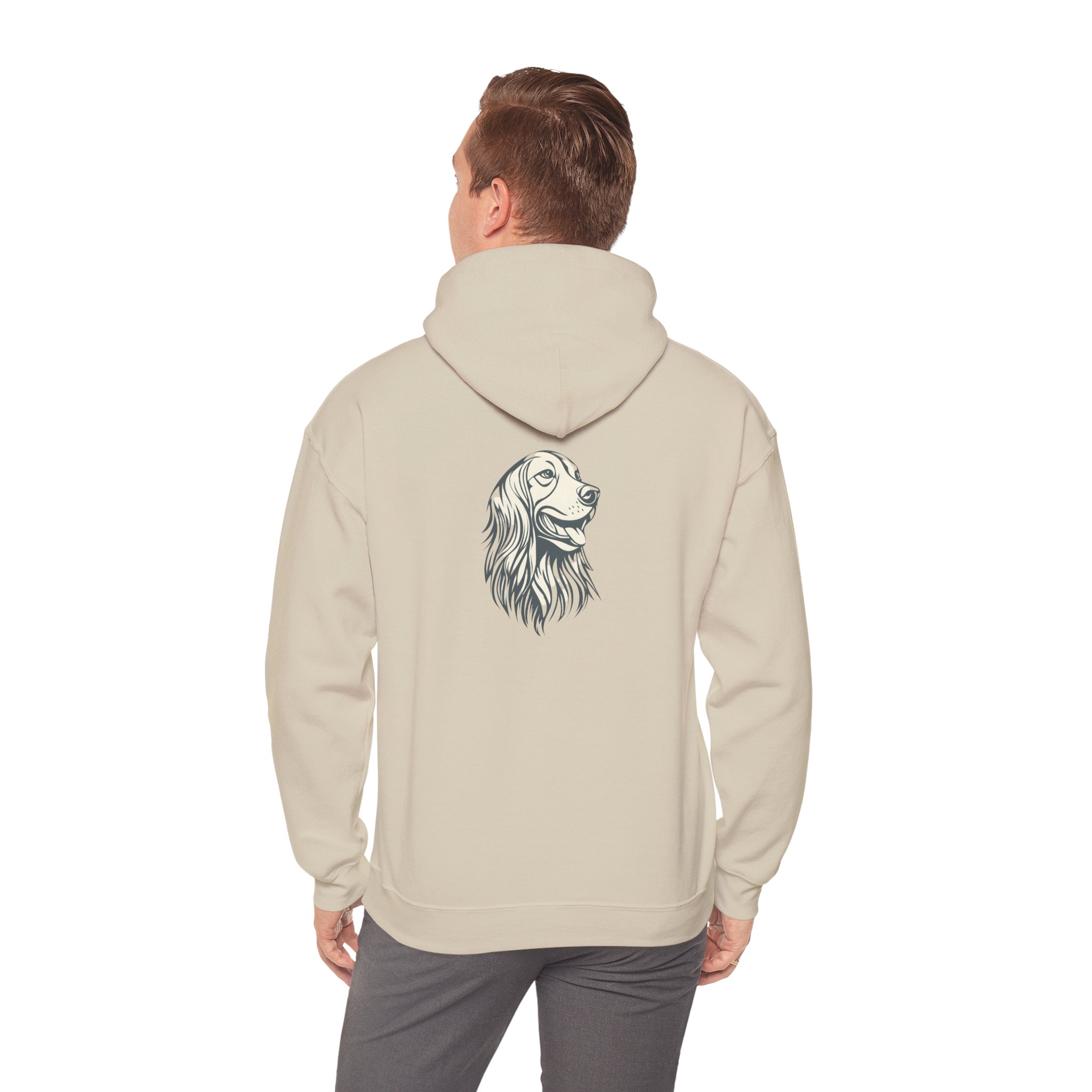 Hoodie — Elegant Golden Retriever Portrait Pullover - Image 3