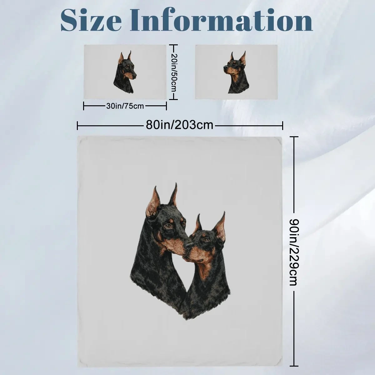 Doberman Love Bedding Set – Duvet Cover with Pillowcases | Dog Lover Bedroom Decor - Image 6